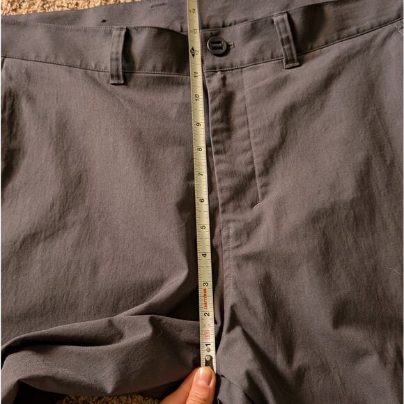 Lululemon ABC Classic-Fit Trouser Gray High Waist Chino Cropped Pants, size 38 - Picture 6 of 7
